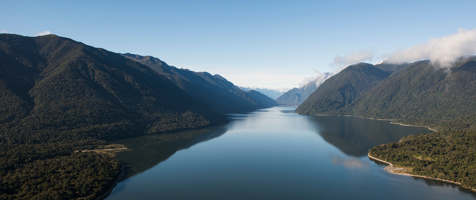 Looking down the fiord from above